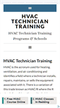 Mobile Screenshot of hvac-technician-training.com